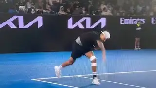 Nick Kyrgios launches racket in furious Australian Open meltdown and screams at umpire