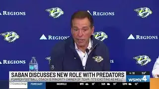 Nick Saban says opportunity with Predators is ‘exciting’