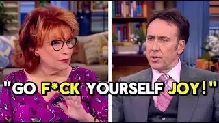 Nicolas Cage ALLEGEDLY ERUPTS LIVE on The View After Heated Exchange With Joy Behar | Shocking TV