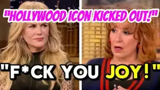 Nicole Kidman Kicked Off The View After Heated Argument With Joy Behar
