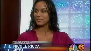 Nicole Ricca (Belly Casting) Channel 6 News Interview