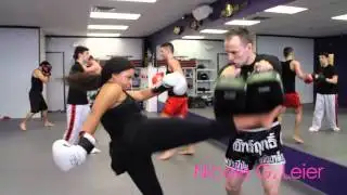Nicole Training with Blake "The Blade".
