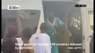 Niger governor receives 100 students released by terrorists