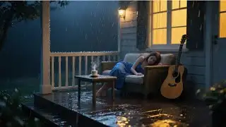 Night Routine Rain Sleep Stream with Soft Piano for Night Sleep