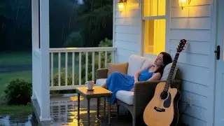 Night Routine Rain Sleep Stream with Soft Piano for Night Sleep