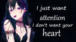 Nightcore - Attention (Female Version)(Lyrics/Lyrics video)