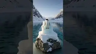 nihilist penguin after reaching mountain 🏔️ he build his own kingdom