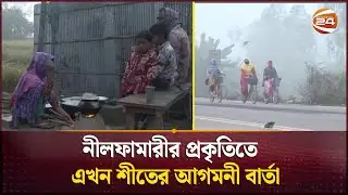 নীলফামারীর প্রকৃতিতে এখন শীতের আগমনী বার্তা | Nilphamari Winter | Channel 24