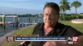 Nine people rescued from water