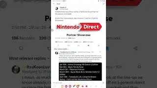 Nintendo direct leak very very bad news