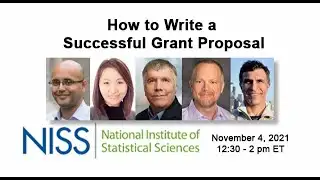 NISS Academic Affiliate Meetup: How to Write a Successful Grant Proposal