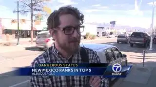 NM Ranks in Top 5 Most Dangerous States