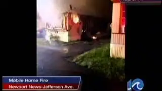 NN Mobile home fire