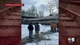 No injuries after Amtrak train from Vermont derails in Massachusetts