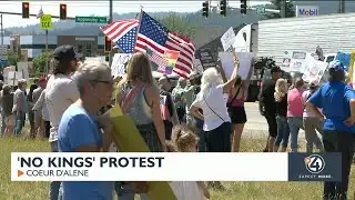 No Kings protest in Coeur d