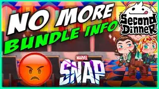 NO MORE BUNDLE DATAMINES?!? - Marvel Snap