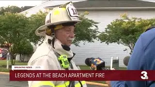 No one injured after apartment fire