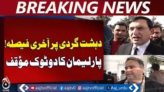 No Talks with Extremist Elements | Parliament Consensus | National Unity Call - Aaj Pakistan News