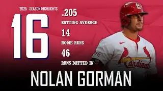 Nolan Gorman || 2025 St Louis Cardinals Highlights