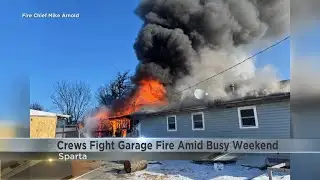 None injured in Saturday structure fire near Sparta