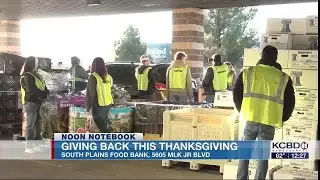 Noon Notebook: SPFB Giving Back this Thanksgiving