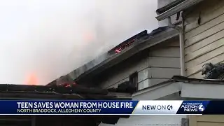 North Braddock teen hailed a hero for saving neighbor from burning home