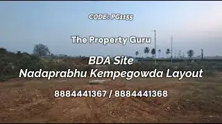 North Facing BDA Site for Sale | Kempegowda Layout | PG1155 | 8884441367 / 8884441368