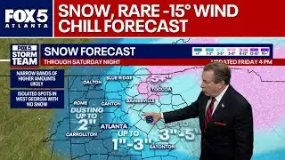 North Georgia braces for accumulating weekend snow | FOX 5 News