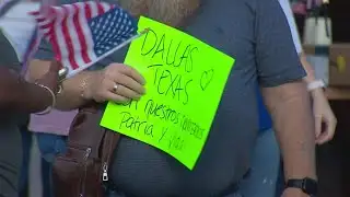 North Texans rally, stand in solidarity with Cuban protesters
