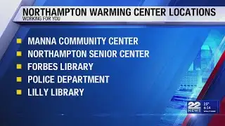 Northampton opens warming centers ahead of upcoming freeze