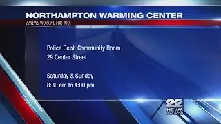 Northampton to open warming center at police station