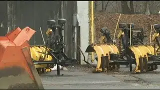 Northampton = workers prepare to dig our from winter storm