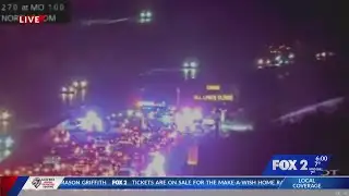 Northbound I-270 shut down after multi-vehicle crash