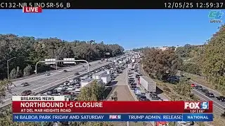 Northbound I-5 closed due to police activity