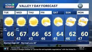 Northern California forecast: Sunny and mild afternoon
