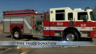 Northwest Fire District donates truck to help new firefighters
