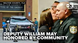 Northwest Florida community mourns fallen deputy, suspect identified