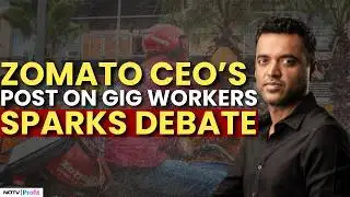 "Not Asking Gig Workers To Drive Fast..." Zomato CEO Deepinder Goyal Says This On The Strike