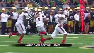 Notre Dame defeats Ball State 24-16