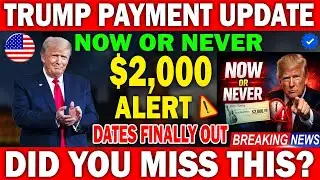 NOW OR NEVER! Trump’s $2,000 Check Plan — What Just Changed