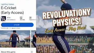 Now time for E-cricket//early access beta version pre-register now...