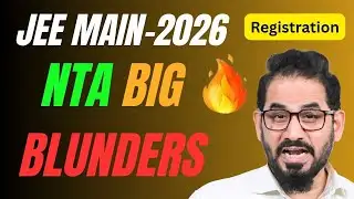 NTA Big Blunders 🚨 JEE Main Application 🔥 #jee #jeemain #neet #viral #jee2026 #jeeadvanced #shorts