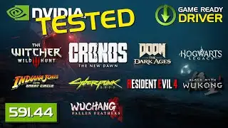 NVIDIA DRIVER 591.44 TEST (vs 581.80) – RTX 5080