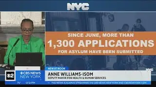 NYC officials announce support for asylum seekers