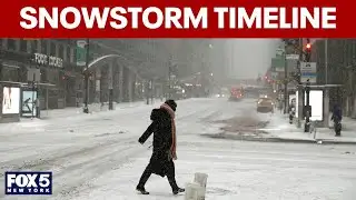 NYC weather timeline: When will snow be the heaviest?
