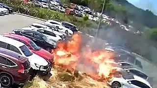 NZ Whangarei Hospital: Cars Destroyed In Fire