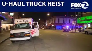 Oakland thieves ram U-Haul into Chinatown banks