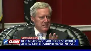 OAN sits down with Rep. Meadows, who says the impeachment process is one sided