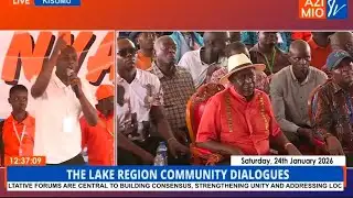 OBURU USILALE, BADO MAPAMBANO! University Students wake Oburu during Lake Community Dialogue