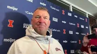 Off week: Illini head coach Bret Bielema press conference